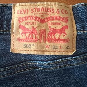 Levi's Blue Straight Jeans Classic Style
